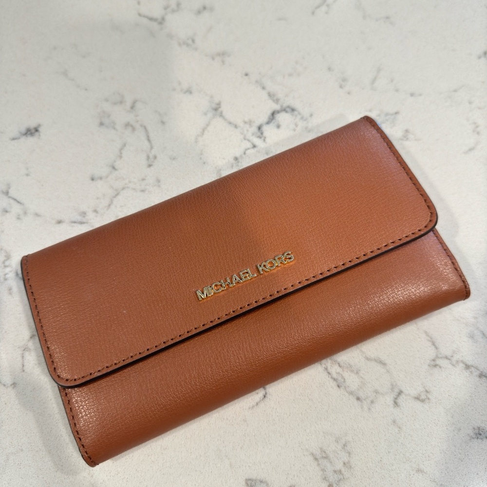 Michael Kors Jet Set leather wallet